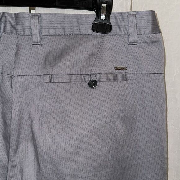 CK 38 x 32 Silver Gray Pin Stripe Cotton Chinos - Picture 8 of 13